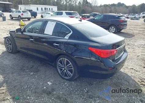 2016 Infiniti Q50 3.0T Premium z USA, uszkodzony, nr VIN JN1EV7AP7GM300524